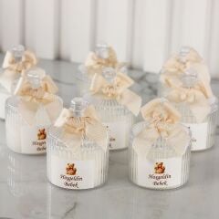 Ayıcık Temalı Erkek Bebek Mum