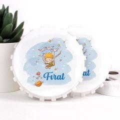 Küçük Prens Temalı Açacaklı Direkt Baskılı Erkek Bebek Magneti