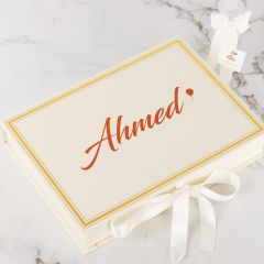 Ayıcık Temalı Dikdörtgen Kutuda Erkek Bebek Çikolatası