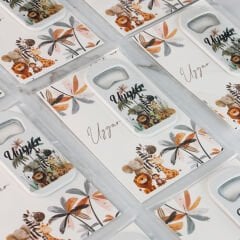 Safari Temalı Çikolata, Kapı Süsü, Mini Cam Kolonya, Kartlı Açacaklı Magnet