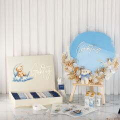 Ayıcık Temalı Çikolata, Kapı Süsü, Magnet ve Mini Cam Kolonya