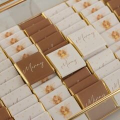 Peri Kızı Detaylı Cam Kutuda Kız Bebek Çikolatası