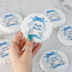 Atlıkarınca Temalı Açacaklı Direkt Baskılı Erkek Bebek Magneti