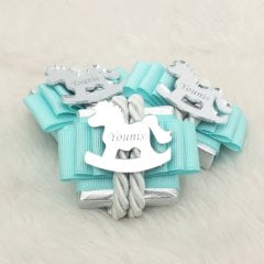 Atlı Karınca Temalı Standlı Kutuda Erkek Bebek Çikolatası