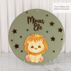 Aslan Temalı Çikolata ve Şeffaf Magnet