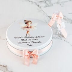 Balerin Temalı Çikolata ve Kız Bebek Mum