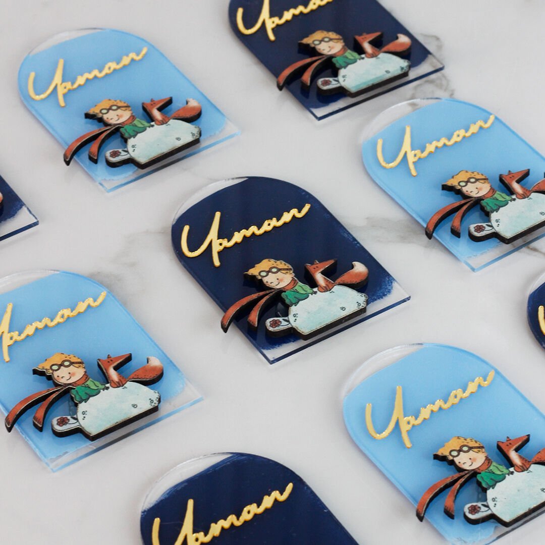 Küçük Prens Temalı Erkek Bebek Magneti