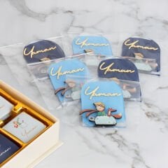 Küçük Prens Temalı Çikolata ve Şeffaf Pleksi Magnet