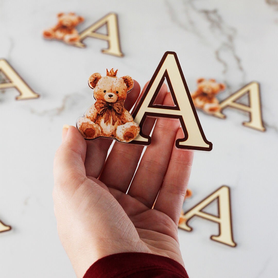 Ayıcık Temalı Erkek Bebek Magneti