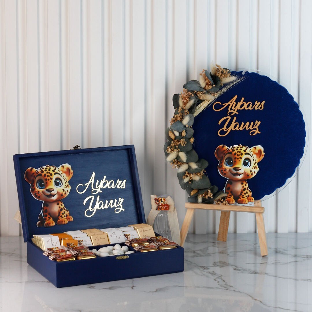 Kaplan Temalı Çikolata, Pleksi Kapı Süsü