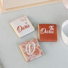 Tavşan Temalı Dikdörtgen Kutuda Kız Bebek Çikolatası