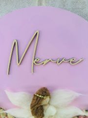 Peri Temalı Kız Bebek Kapı Süsü