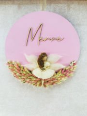 Peri Temalı Kız Bebek Kapı Süsü