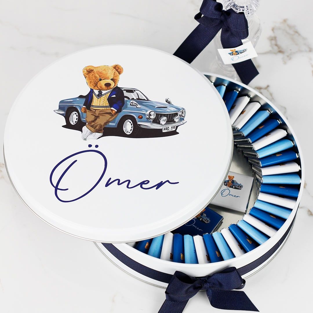 Ayıcık Temalı Çikolata ve Hediyelik Set