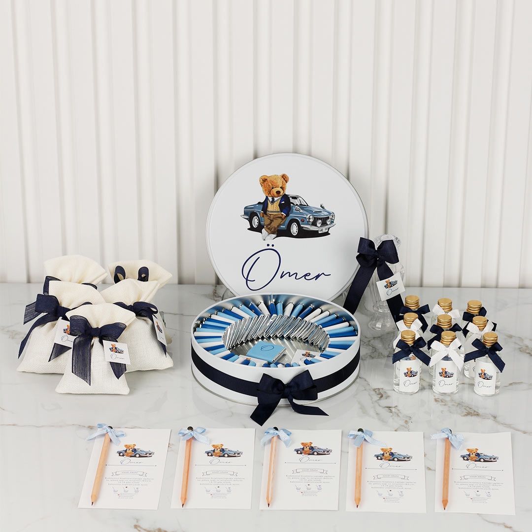 Ayıcık Temalı Çikolata ve Hediyelik Set