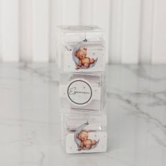 Ayıcık Temalı Erkek Bebek Çikolata Küpleri