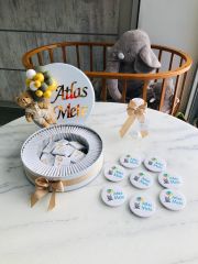 Ayıcık Temalı Çikolata ve Açacak Magnet