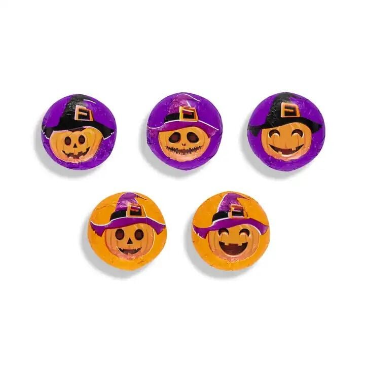 Halloween Emoji Pralin Dolgulu Sütlü Çikolata Asetat Kutu 200g Glutensiz