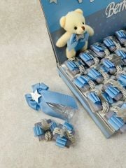 Ayıcık Temalı Standlı Kutuda Erkek Bebek Çikolatası