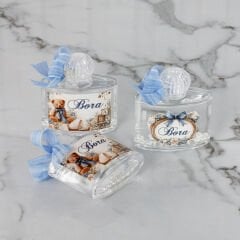 Ayıcık Temalı Erkek Bebek Kolonya Şişesi