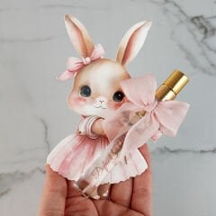 Tavşan Temalı Kız Bebek Kolonya Şişesi