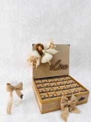 Peri Temalı Standlı Kutuda Kız Bebek Çikolatası