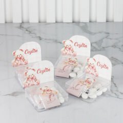 Ayıcık Temalı Drajeli ve Çikolatalı Kutu