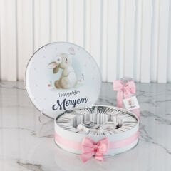 Tavşan Temalı Çikolata ve Takı Yastığı