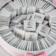 Tavşan Temalı Çikolata ve Takı Yastığı