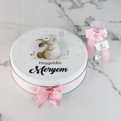 Tavşan Temalı Çikolata ve Takı Yastığı