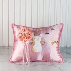 Tavşan Temalı Çikolata ve Takı Yastığı