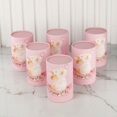 Tavşan Temalı Kız Bebek Mum