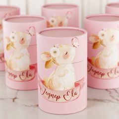 Tavşan Temalı Kız Bebek Mum