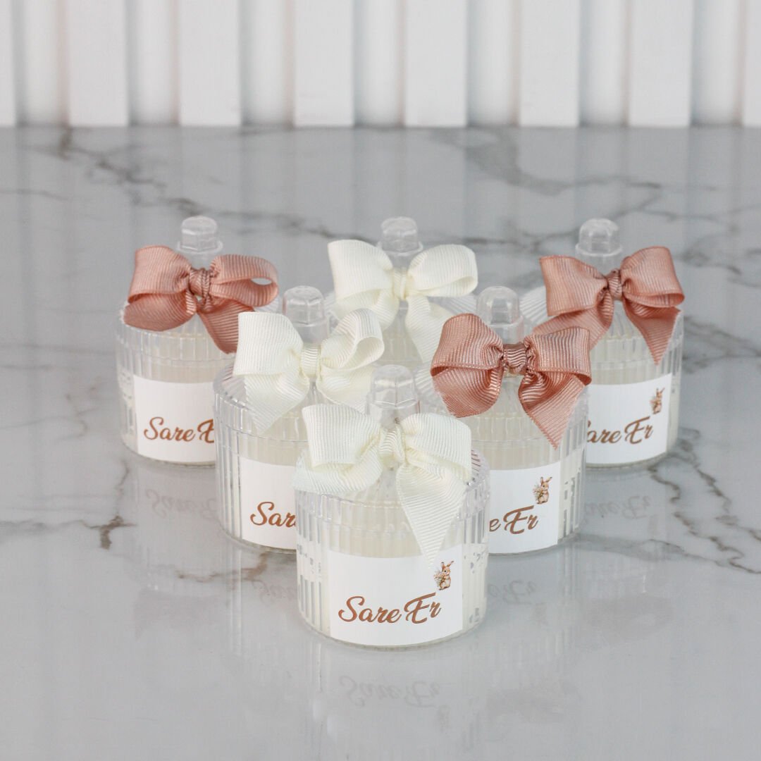 Tavşan Temalı Çikolata ve Mika Mum