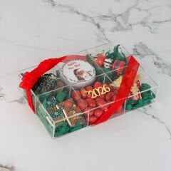 Yılbaşı Temalı Hediyelik Pleksi Kutu