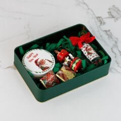 Yılbaşı Temalı Hediyelik Metal Kutu