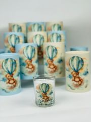 Ayıcık Temalı Erkek Bebek Mum