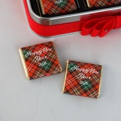 Yılbaşı Temalı Hediyelik Metal Kutu