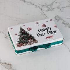 Yılbaşı Temalı Hediyelik Metal Kutu