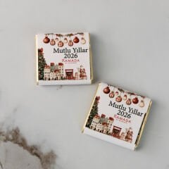 Yılbaşı Temalı Hediyelik Karton Kutu