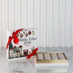 Yılbaşı Temalı Hediyelik Karton Kutu