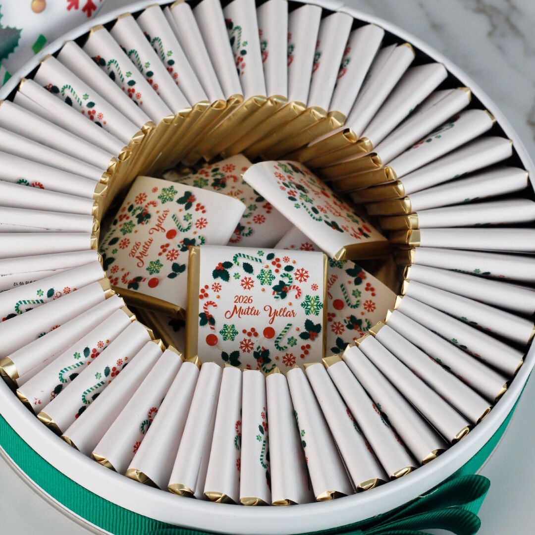 Yılbaşı Temalı Hediyelik Metal Kutu