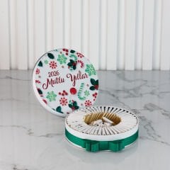 Yılbaşı Temalı Hediyelik Metal Kutu
