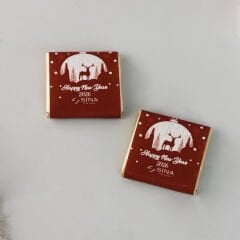 Yılbaşı Temalı Hediyelik Karton Kutu