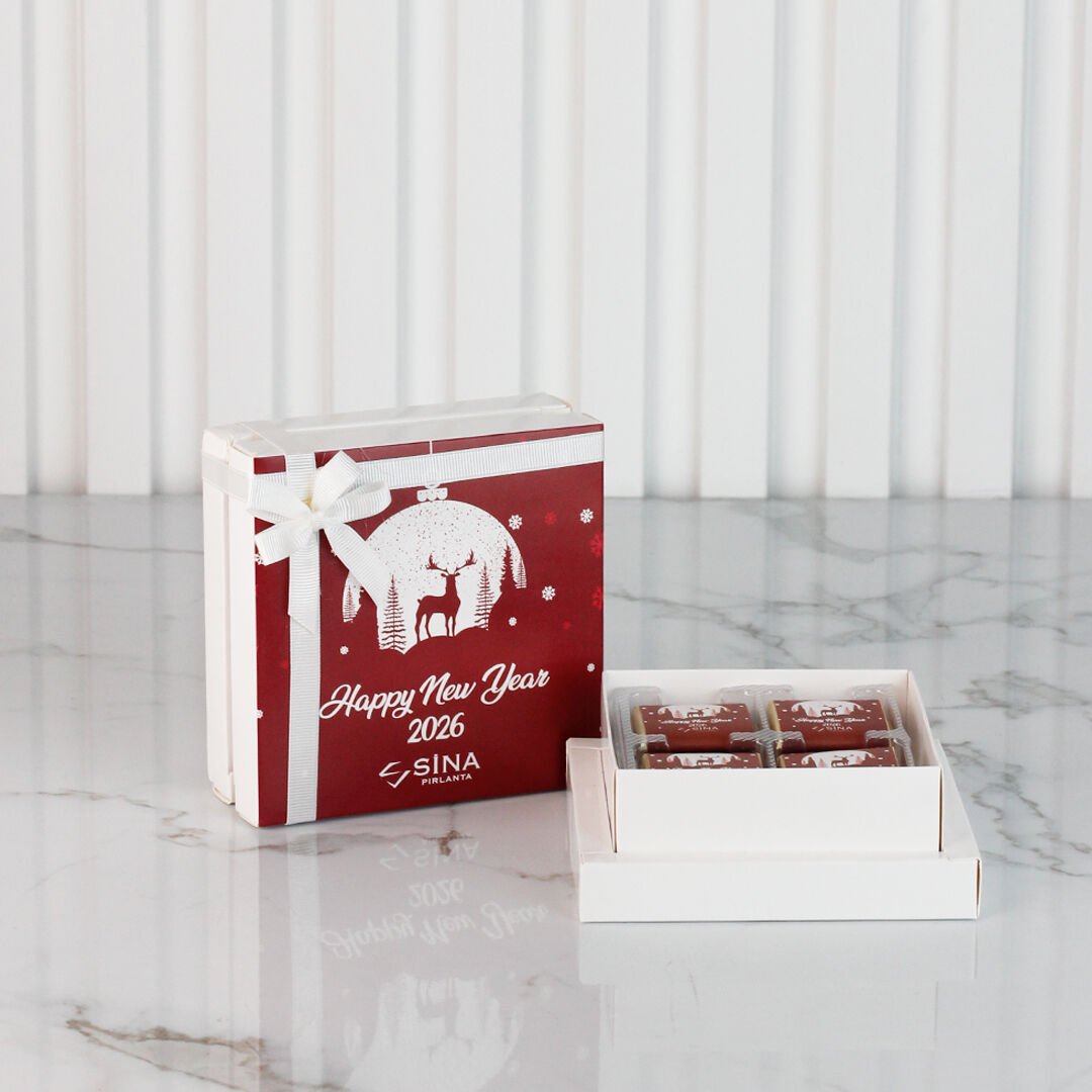 Yılbaşı Temalı Hediyelik Karton Kutu