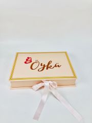 Kelebek Temalı Dikdörtgen Kutuda Kız Bebek Çikolatası