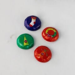 Yılbaşı Temalı Hediyelik Dikdörtgen Kutu