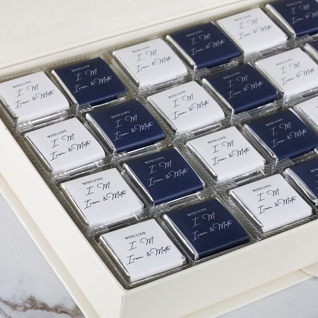 Dikdörtgen Kutuda Nişan Çikolatası