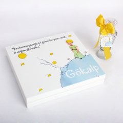 Küçük Prens Temalı Karton Kutuda Erkek Bebek Çikolatası