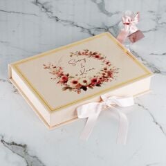 Dikdörtgen Kutuda Pleksili Nişan Çikolatası